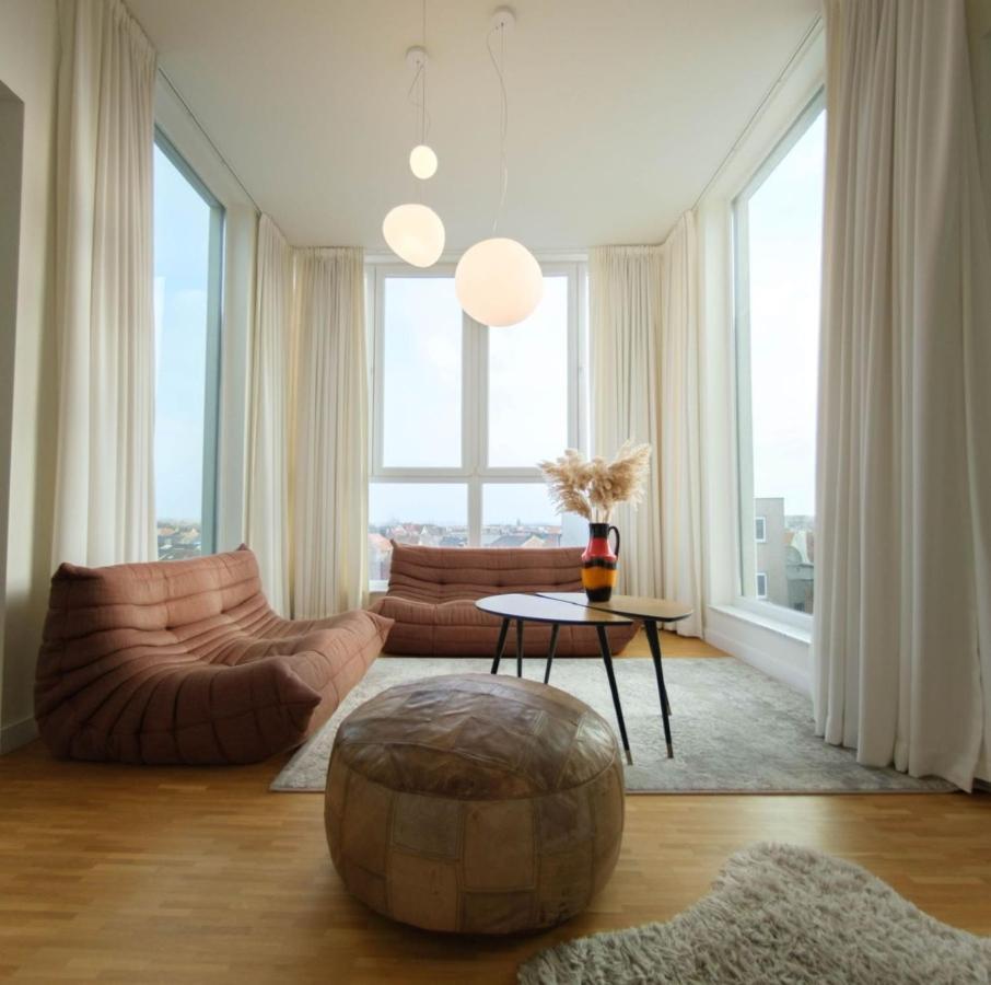 Stijlvolle En Lichtrijke Design Penthouse Met Prachtig Uitzicht Te Wenduine Apartamento De Haan Exterior foto